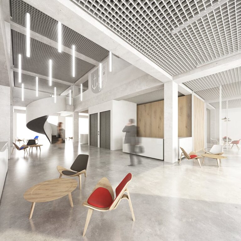 Stropní systémy pro radnici Praha 7