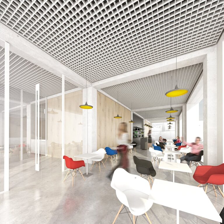 Stropní systémy pro radnici Praha 7