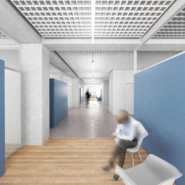 Stropní systémy pro radnici Praha 7