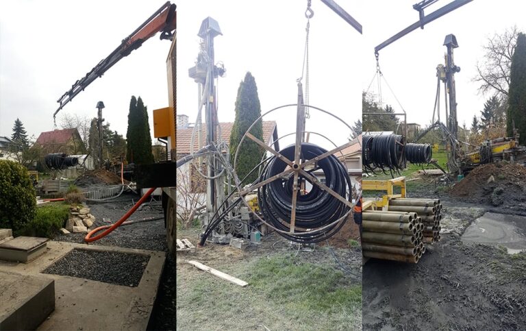 Středokluky - geotermální vrt