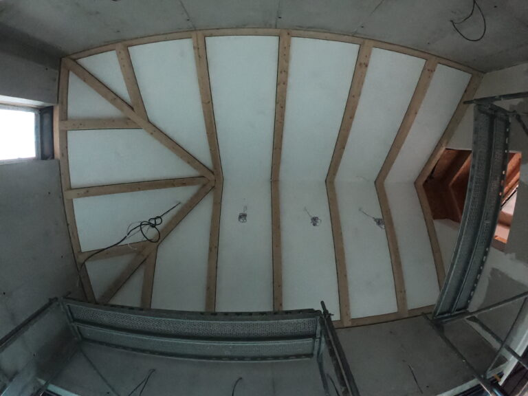 Roztoky u Prahy - stropní topení a chlazení