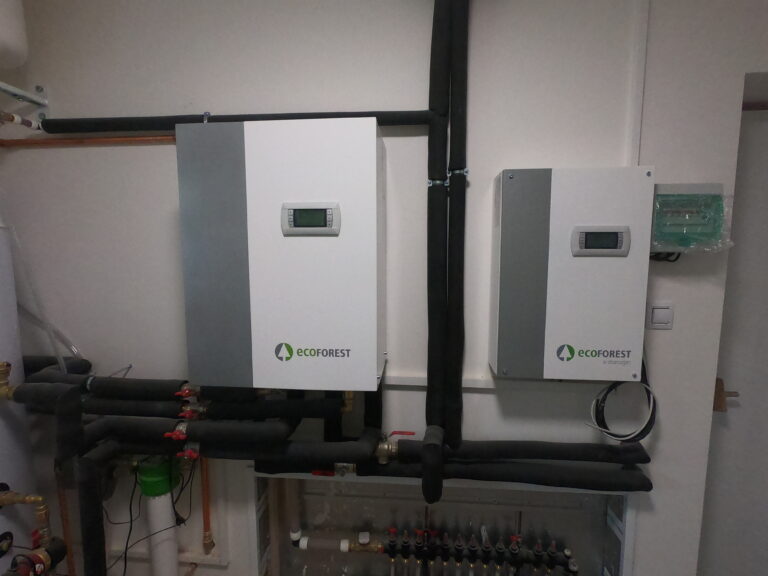 Louňovice - čerpadlo + podlahové vytápění