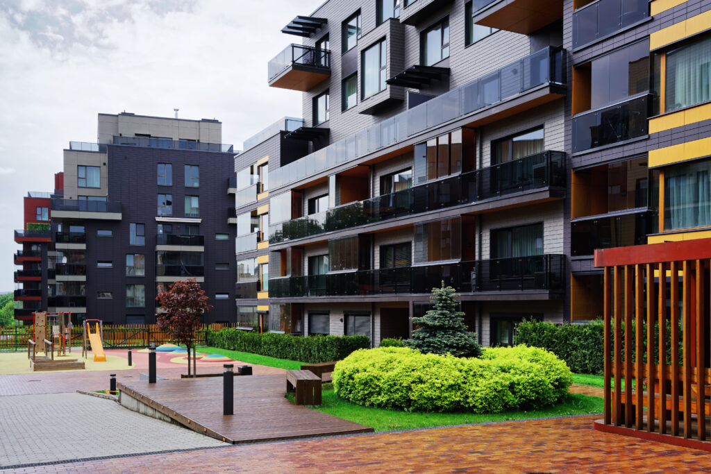 Bytový dům ve městě