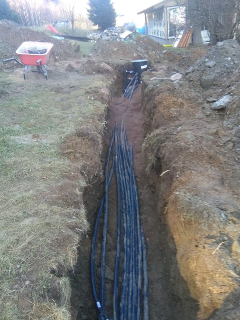 Rodinný dům, Rýchory - geotermální vrt a tepelné čerpadlo